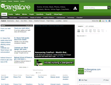 Tablet Screenshot of mybangalore.com